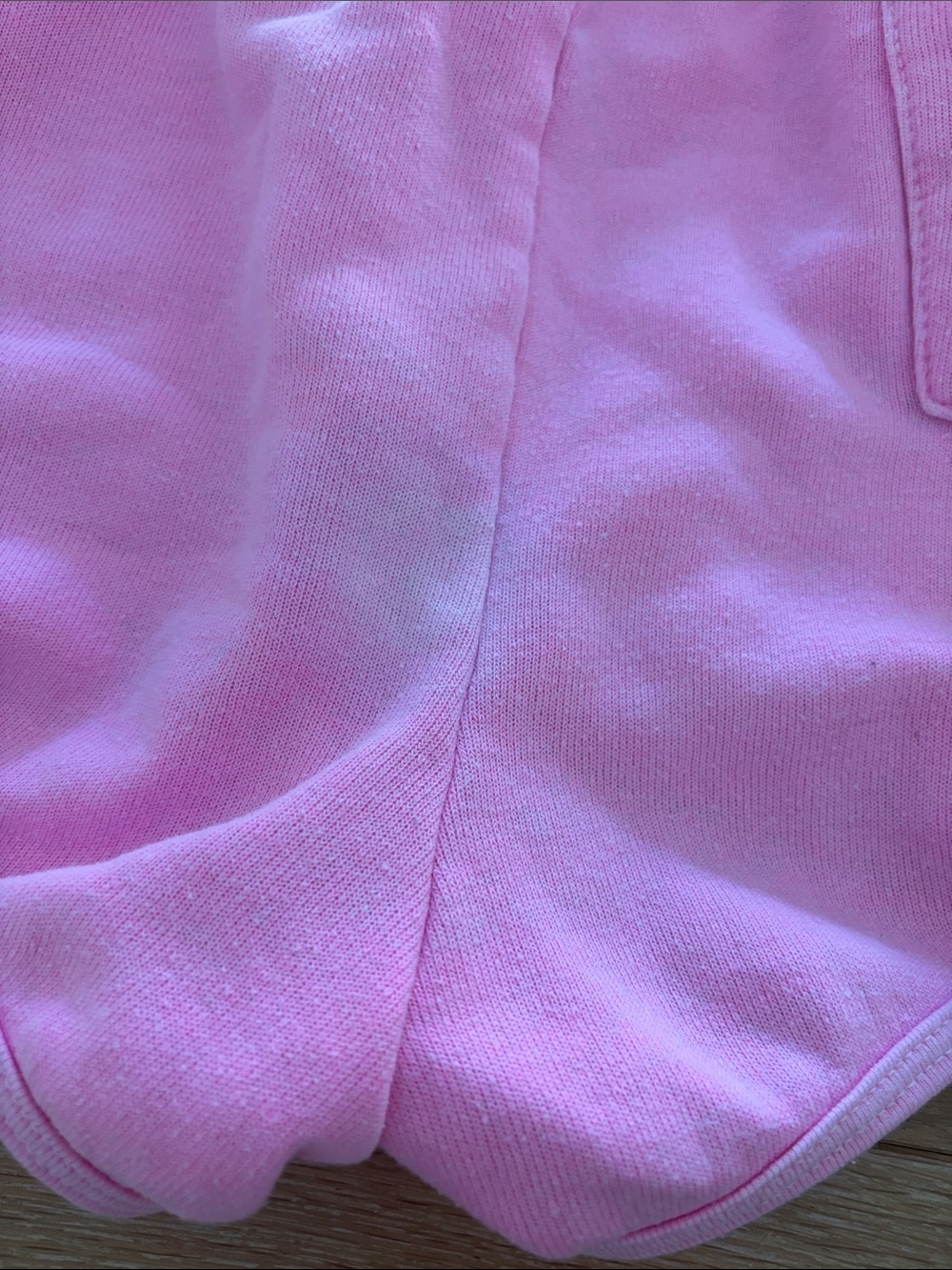 Aviator Nation neon Pink Athletic Shorts with Rainbow Side Stripes - Picture 6 of 7
